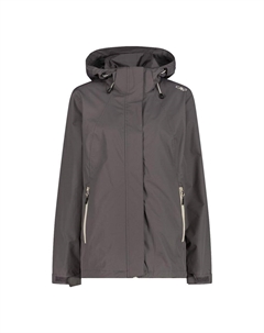 Водонепроницаемая женская куртка-дождевик - Женская куртка с капюшоном на молнии и вентиляцией Cmp