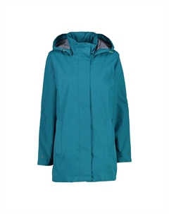 Женская куртка-дождевик с капюшоном на пуговицах 39X6646 Cmp