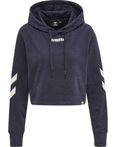 Толстовка Hoodie Hmllegacy Woman Cropped Hoodie, цвет BLUE NIGHTS Hummel