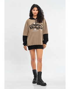 Толстовка Freizeitanzug WOMEN OVERSIZE FIT TUNIC, серый Tom barron