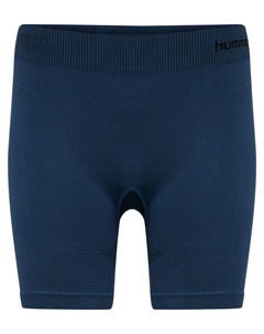 Леггинсы Hmlfirst Seamless Training Short Tights Women, цвет DARK DENIM Hummel