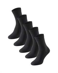 Носки Freizeit 5 шт, черный Schiesser