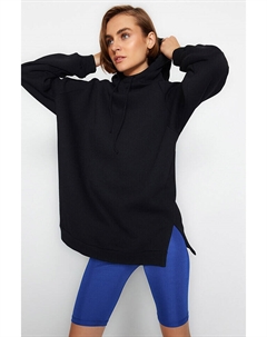 Толстовка Hoodie, черный Trendyol