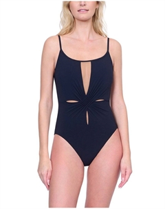 Lingerie strap Цельное купальник, черный Gottex