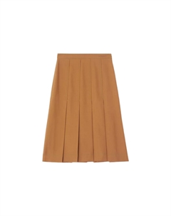 Женская повседневная длинная юбка, цвет Camel Burberry