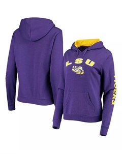 Женский пуловер с капюшоном LSU Tigers Loud and Proud фиолетового цвета, фиолетовый Colosseum