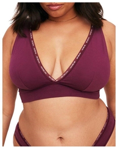 Бюстгальтер без косточек Maddy без подкладки больших размеров, фиолетовый Adore me