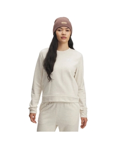 Женская толстовка UA Rival Terry Crew, коричневый Under armour