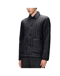 Куртка модель Banja Liner Overshirt T1 цвет черный Rains