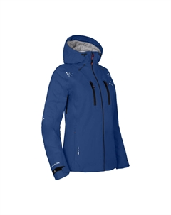 Куртка-дождевик с легкой подкладкой, из переработанного материала, водонепроницаемость 20 000 мм водяного столба, синяя Bergson