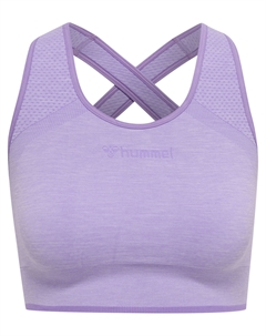 Топ Sportoberteil Hmlmt Una Seamless Sports, цвет LAVENDER MELANGE Hummel