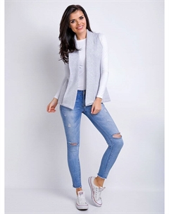 Утепленный жилет, серый Awama