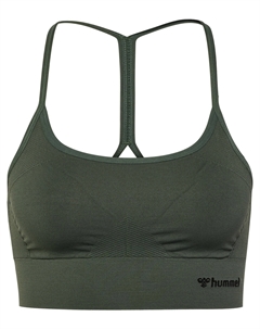 Топ Sportoberteil Hmltiffy Seamless Sports, цвет CLIMBING IVY Hummel