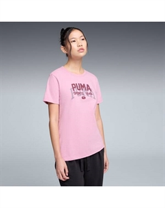 Женская футболка House Of Graphics, розовый Puma