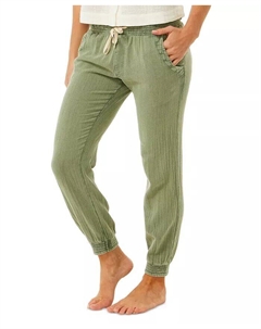 Классические хлопковые брюки для серфинга для юниоров, зеленый Rip curl