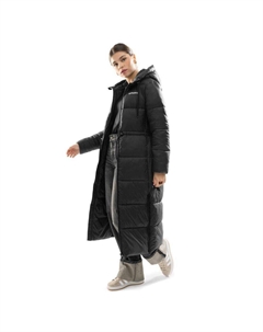 Женское длинное стеганое пальто Lifestyle, Финляндия, черный цвет Siroko