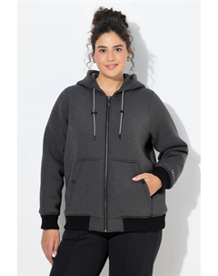 Женская куртка софтшелл с водоотталкивающей стеганой подкладкой и капюшоном Ulla popken