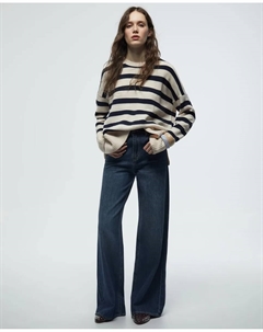 Джемпер в полоску, светло-серый Сфера