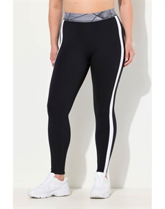 Женские леггинсы с полосками, карманами, высокой талией и эластичным поясом Ulla popken