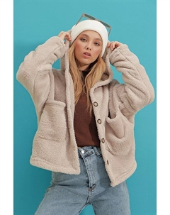 Переходная куртка Übergangsjacke, бежевый Trendyol