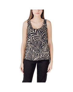 Двухцветный топ из вискозы Only