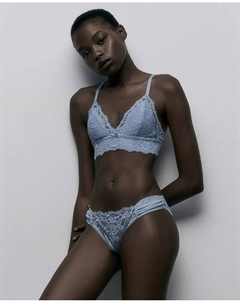 Треугольный бюстгальтер, светло-голубой Сфера