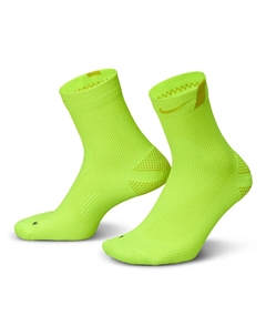 Легкие беговые носки средней высоты, 1 пара,, желтый Nike