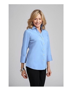 Блузка Madie с рукавами 3/4 без железа, синий Caldwell collection
