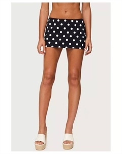 Женская мини-юбка в горошек Noreen, черный Edikted