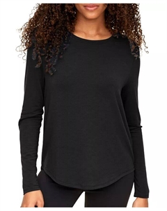 Женская футболка Molly с длинными рукавами, черный Adore me