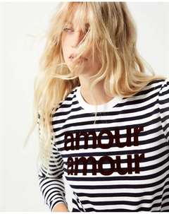 Футболка в полоску, темно-синий Сфера