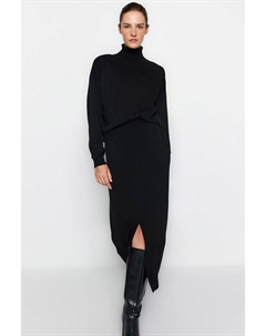 Пуловер 2tlg Outfit, черный Trendyol