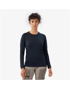 Женская рубашка из мериносовой шерсти с длинным рукавом - Merino Resist синего цвета Simond