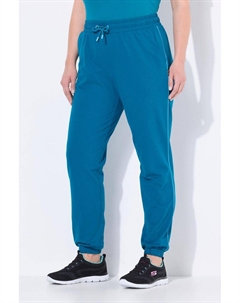 Женские спортивные брюки с боковыми вставками, эластичным поясом и эластичным подолом Ulla popken