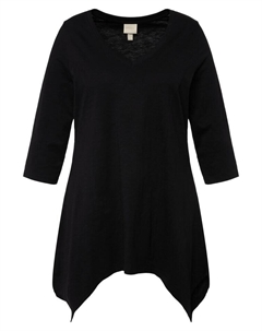 Футболка Shirt, черный Ulla popken