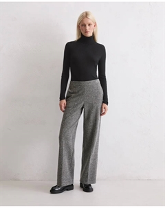 Женские прямые брюки из твида, изготовленные из смеси органического хлопка, серый Marc o'polo