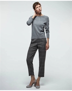 Брюки в клетку, серый Сфера