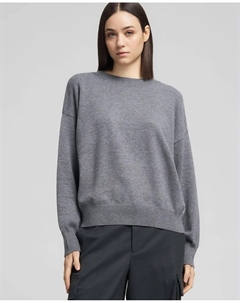 Женский свитер с длинными рукавами и круглым вырезом, серый Replay