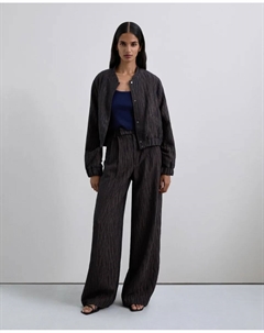 Женские широкие брюки прямого кроя с двойной передней складкой, мультиколор Scalpers