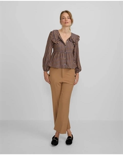 Женские брюки морского стиля, песочный Silbon