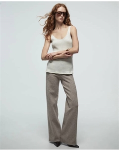 Широкие штаны комплект, светло-коричневый Сфера