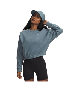 Женский свитер UA Rival Fleece Piped Crew, синий Under armour