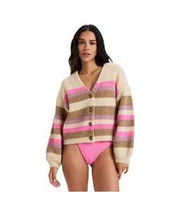 Женский кардиган Marble Tiles Stripe, мультиколор Roxy