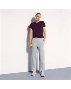 Женские теплые прямые спортивные повседневные длинные брюки, светло-серый Boomerang