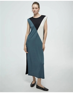 Платье-туника с принтом, синий Сфера