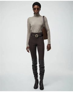 Свитер с высоким воротником, светло-коричневый Сфера