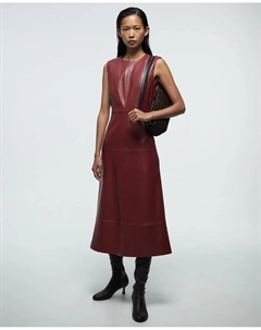 Миди платье, красный Сфера