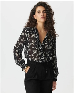 Женская рубашка с принтом диких цветов Ikks