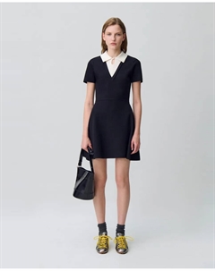 Короткое платье скейтер, черный Claudie pierlot