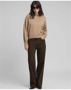 Женский свитер с длинными рукавами и круглым вырезом, бежевый Replay